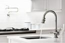 KOHLER Vibrant&reg; Polished Nickel Single Handle Pull Down Kitchen Faucet with Three-Function Spray, Magnetic Docking and Sweep Spray Technology 
