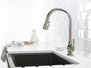 KOHLER Oil Rubbed Bronze Single Handle Pull Down Kitchen Faucet with Three-Function Spray, Magnetic Docking and Sweep Spray Technology 