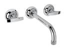 Two Handle Widespread Bathroom Sink Faucet in Polished Chrome
