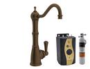 0.5 gpm 1 Hole Deck Mount Hot Water Dispenser with Single Lever Handle in English Bronze