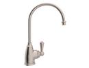 0.5 gpm 1 Hole Deck Mount Hot Water Dispenser with Single Lever Handle in Satin Nickel