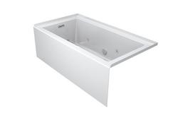60 in. x 32 in. Whirlpool Alcove Bathtub with Right Drain in White