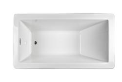 66 x 36 in. Freestanding Bathtub with End Drain in White