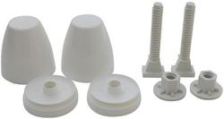 1-1/4 in. Closet Bolt Cover Cap in White