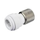 John Guest Socket Fusion x Socket Weld 482 psi SDR 17 PP-RCT Adapter in Grey 
