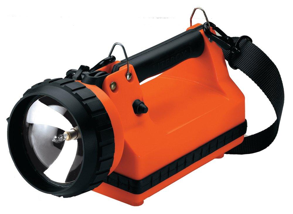 Streamlight Orange 8W Light Box with Spot Flashlight and Dual Filament System 
