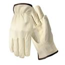 Wells-Lamont White Goatskin Leather Driver Gloves 