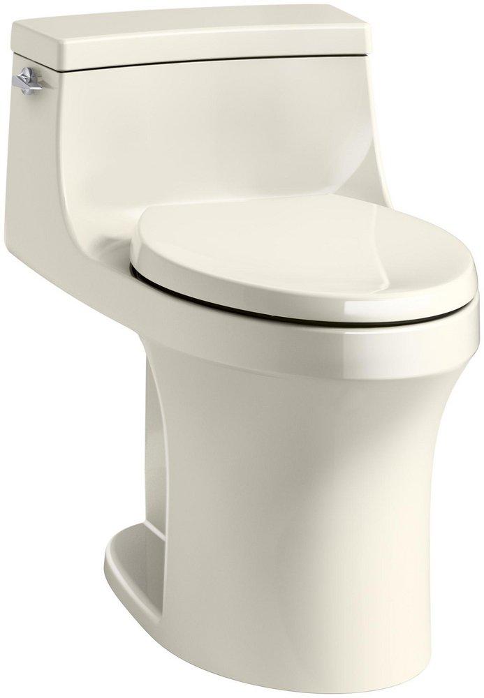 KOHLER Almond 1.28 gpf Elongated Comfort Height One Piece Toilet 