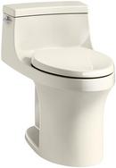 KOHLER Almond 1.28 gpf Elongated Comfort Height One Piece Toilet 
