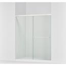 KOHLER Bright Polished Silver 59-5/8 in. Sliding Shower Door with Crystal Clear Glass 