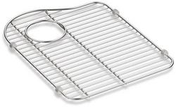 16-7/8 in. Sink Rack for Right Hand Bowl in Stainless Steel