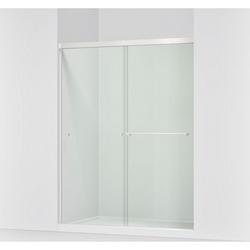 Shower Door in Bright Polished Silver