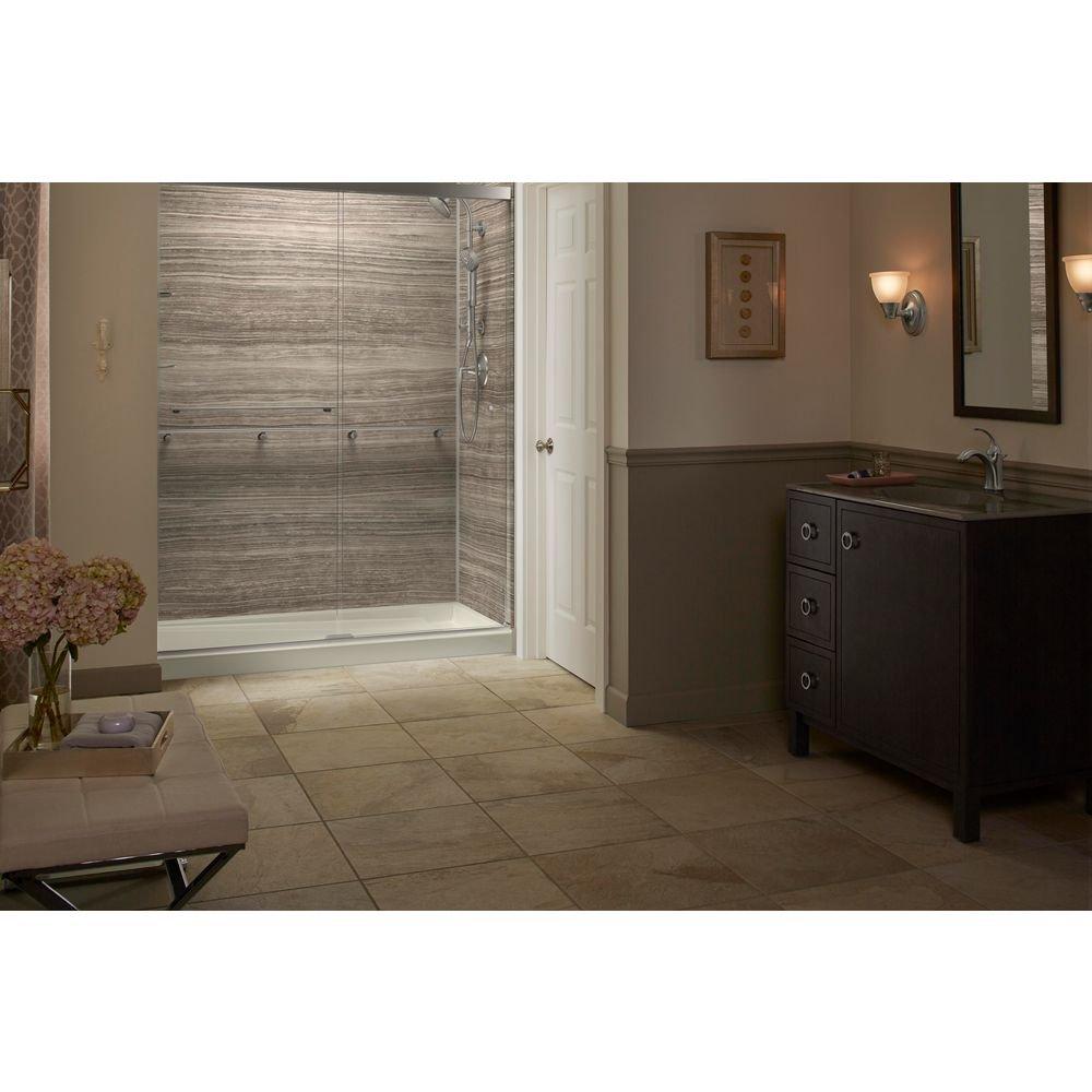 KOHLER Bright Polished Silver Shower Door 