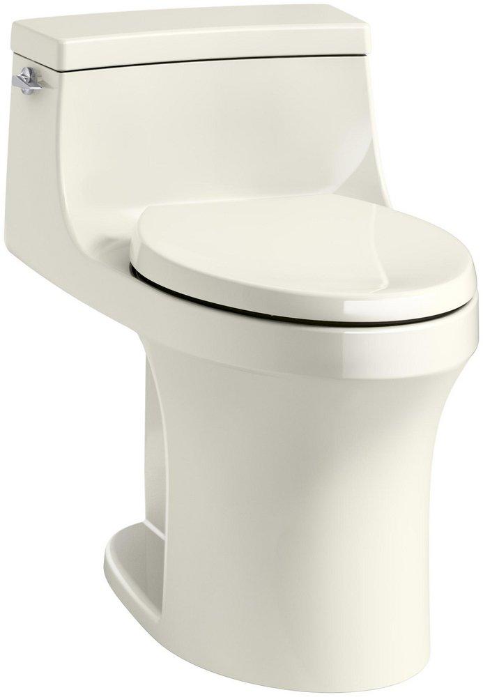 KOHLER Biscuit 1.28 gpf Elongated Comfort Height One Piece Toilet 