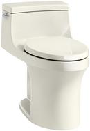 KOHLER Biscuit 1.28 gpf Elongated Comfort Height One Piece Toilet 