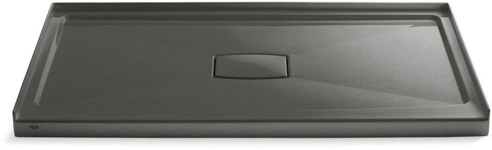 KOHLER Thunder&trade; Grey 60 in. Rectangle Shower Base with Center Drain 