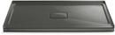 KOHLER Thunder&trade; Grey 60 in. Rectangle Shower Base with Center Drain 
