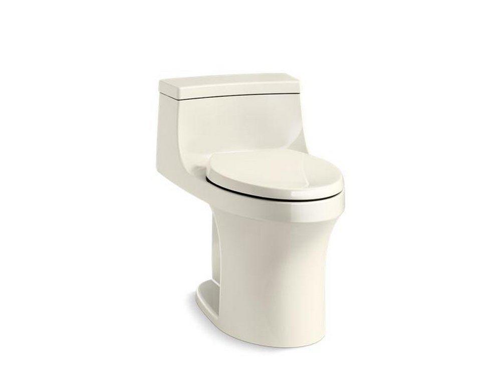 KOHLER Biscuit 1.28 gpf Elongated Floor Mount One Piece Toilet 