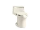 KOHLER Biscuit 1.28 gpf Elongated Floor Mount One Piece Toilet 