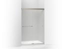KOHLER Anodized Brushed Nickel 70 in. Frameless Sliding Shower Door 