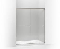 Sliding Shower Door in Anodized Brushed Nickel