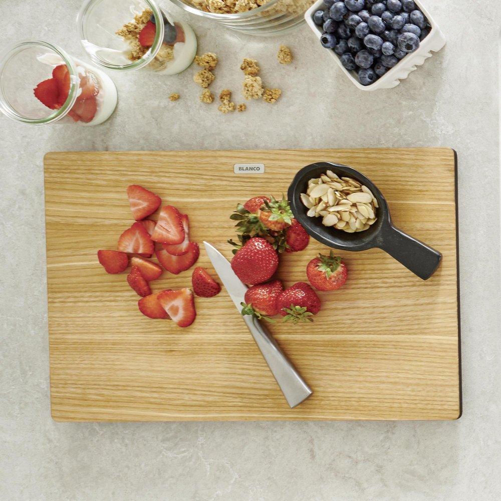 BLANCO Ash 17-7/16 in. Wood Cutting Board 