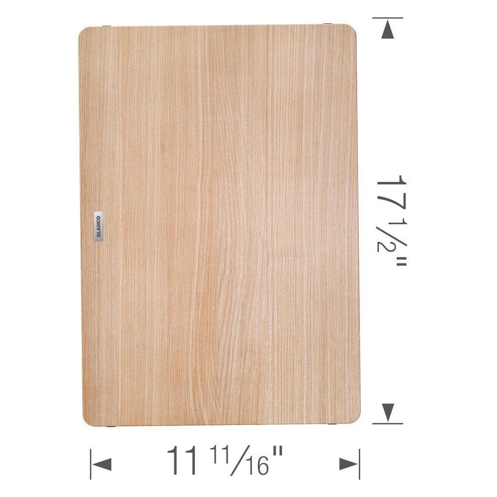 BLANCO Ash Wood 17-7/16 in. Wood Cutting Board 