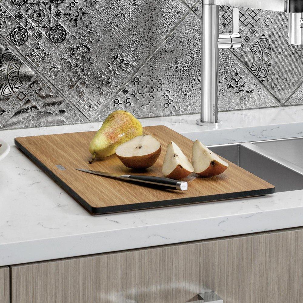 BLANCO Wood 17-7/16 in. Wood Cutting Board 