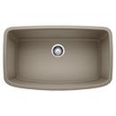 BLANCO Truffle 32 x 19 in. No Hole Composite Single Bowl Undermount Kitchen Sink 