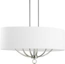 51-1/2 in. 6-Light Pendant Fixture in Polished Nickel