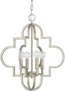 Capital Lighting Antique Silver 20-1/4 in. 4-Light Candelabra E-12 Base Incandescent Pendant 