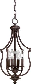 20-19/50 in. 4-Light Foyer in Burnished Bronze