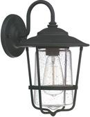 Capital Lighting Black 13-1/4 in. 1-Light Wall Lantern 
