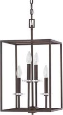 22-3/4 in. 4-Light Foyer in Burnished Bronze