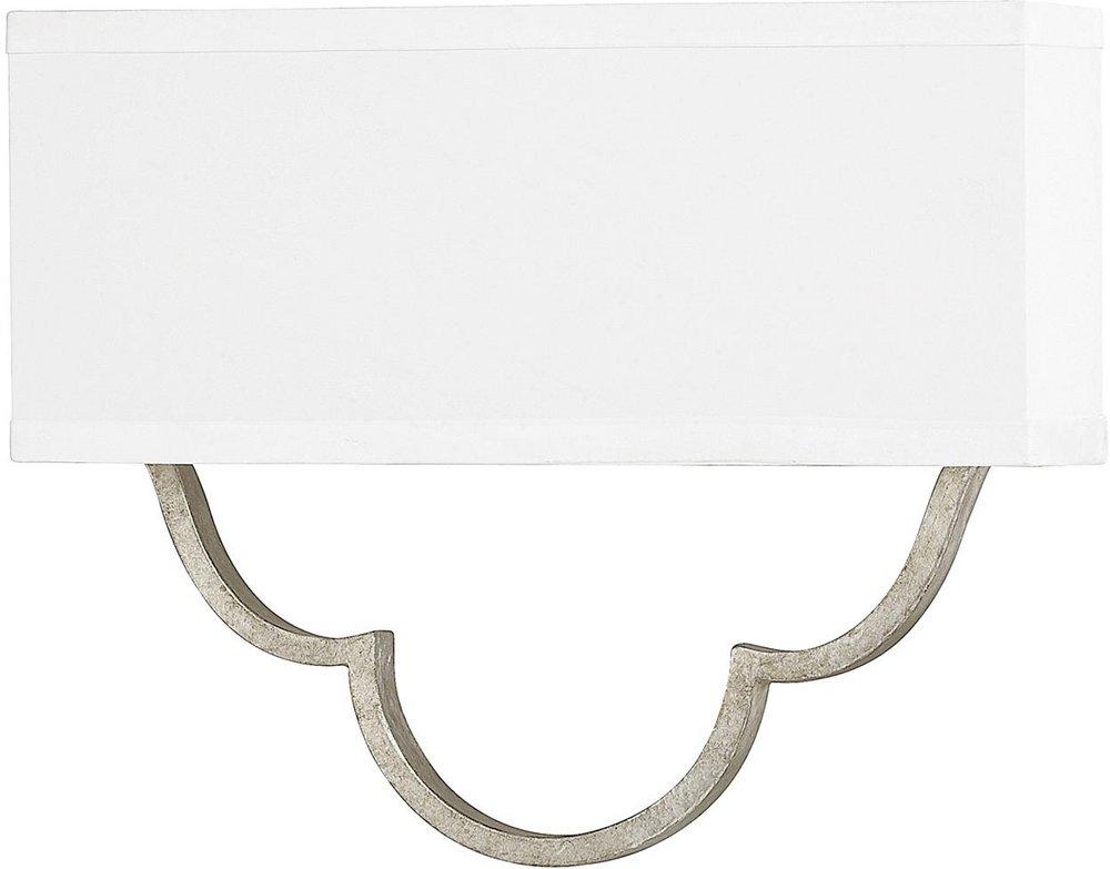 Capital Lighting Antique Silver 10 in. 2-Light Sconce 