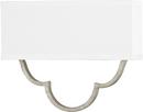 10 in. 2-Light Sconce in Antique Silver