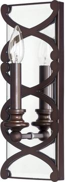 60W 1-Light Wall Sconce in Burnished Bronze