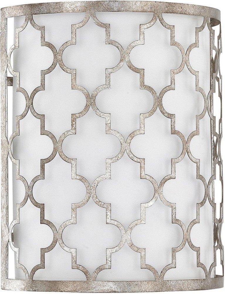 Capital Lighting Antique Silver 12 in. 2-Light Sconce 