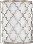 Capital Lighting Antique Silver 12 in. 2-Light Sconce 