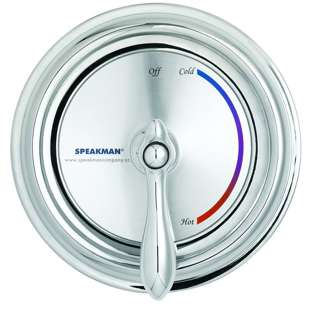 Speakman Polished Chrome Wall Plate and Trim Kit 