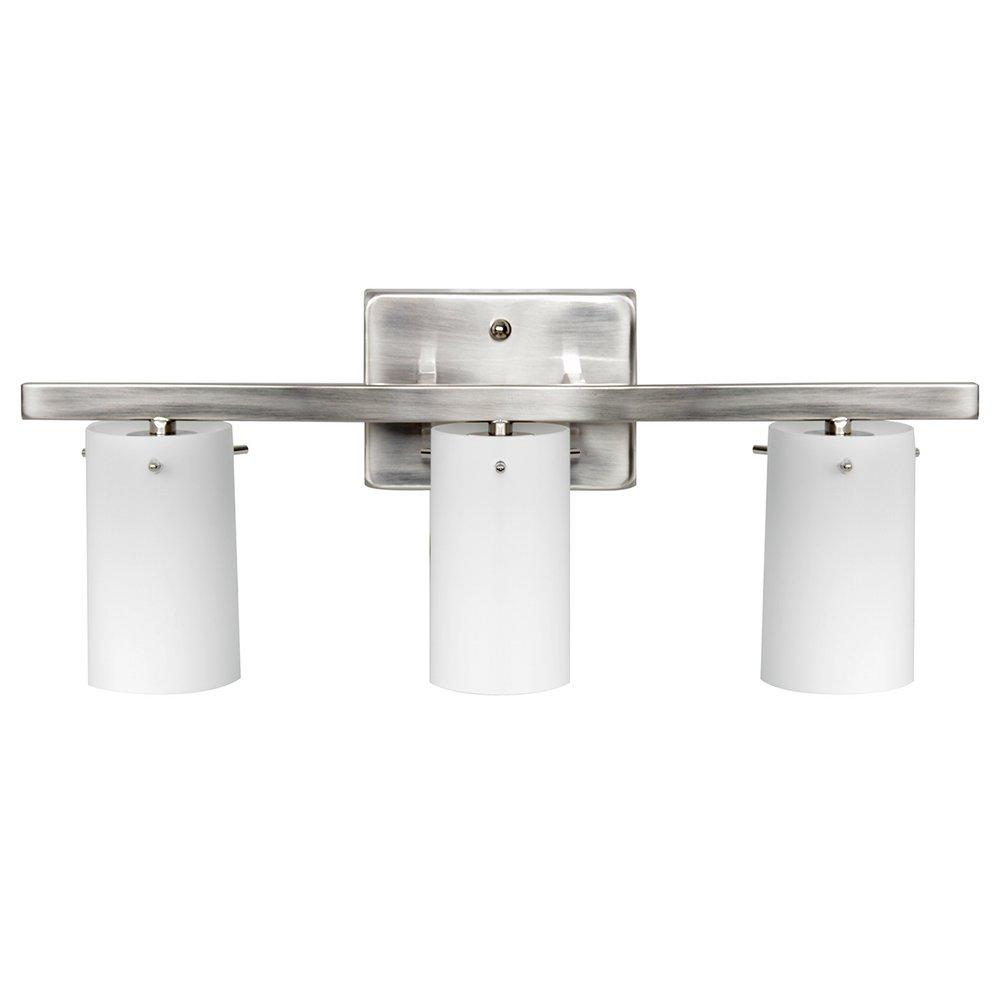 Luminance Bright Satin Nickel 3-Light Vanity Light 