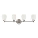 Luminance Bright Satin Nickel 4-Light Vanity Light 