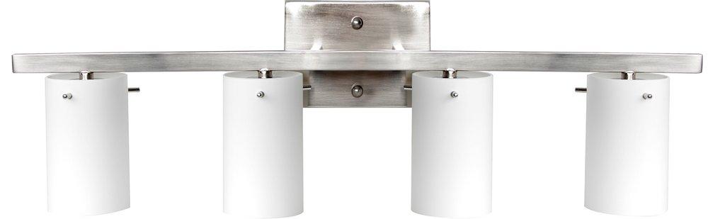 Luminance Bright Satin Nickel 4-Light Vanity Light 