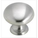 Brass Cabinet Knob in Brushed Chrome