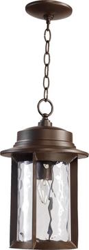 Quorum International Oiled Bronze 1-Light 100W Outdoor Hanging Lantern 
