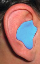 Plastic Disposable Ear Plugs in Blue