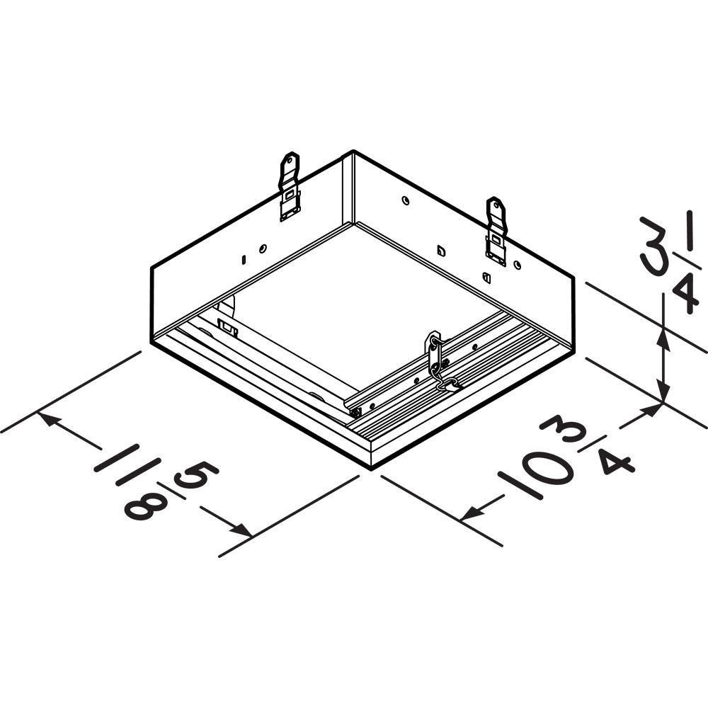 Broan Galvanized Radiation Damper for Ventilation Fan 
