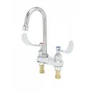 T&S Brass Polished Chrome Two Wristblade Handle Deck Mount Healthcare Faucet 
