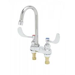 4" Centerset Faucet, Swivel Gooseneck, QT-Eternas, 1.5 GPM Flow Disc, B-PT Outlet