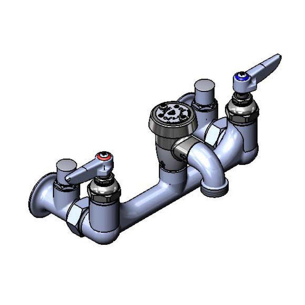 T&S Brass Chrome *CVR* SERV SINK FCT 8 WM VAC BRKR G 